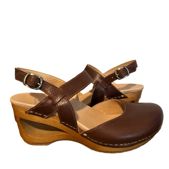 DANSKO shoes brown leather 37 - Picture 2 of 6